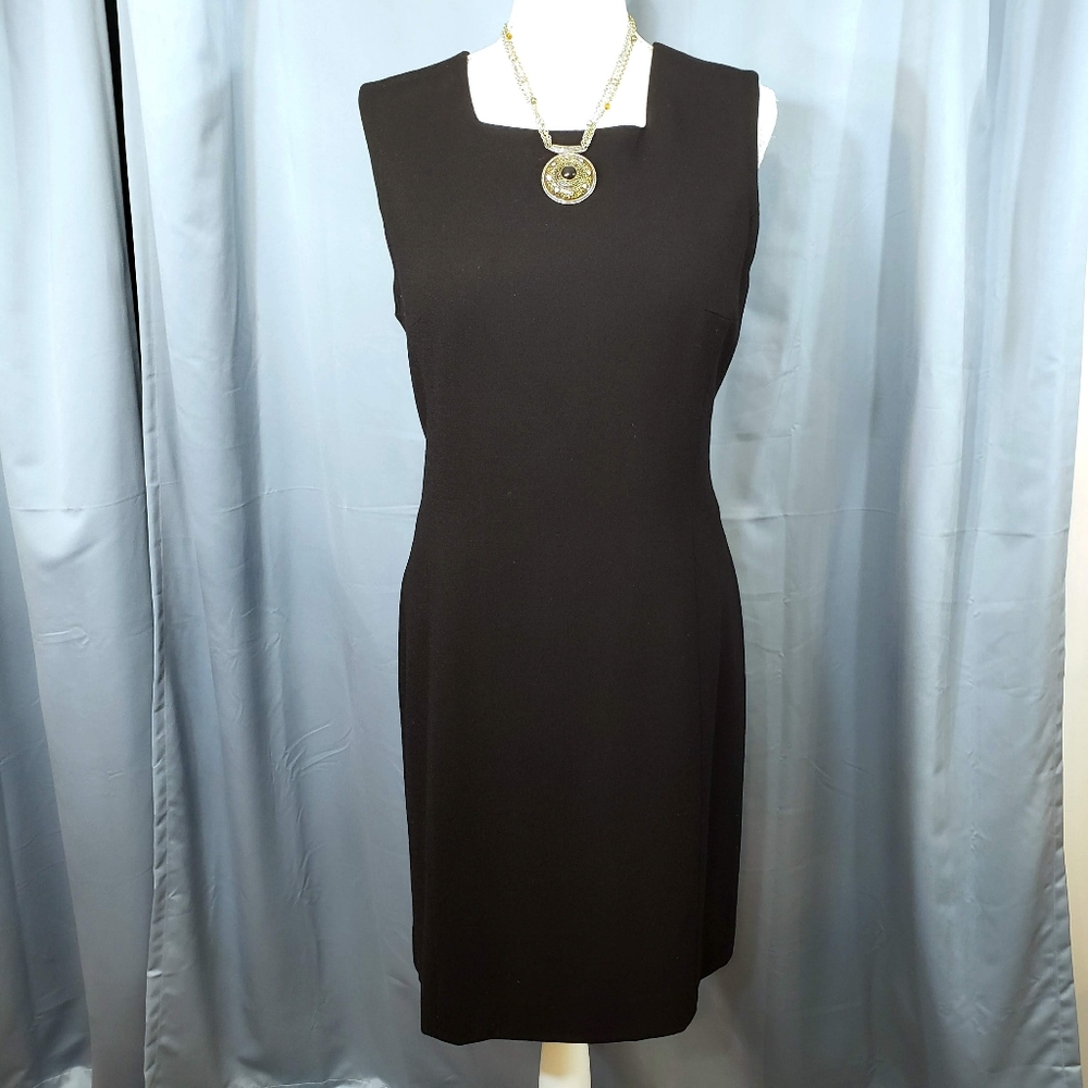 Kasper Wool Sheath Dress